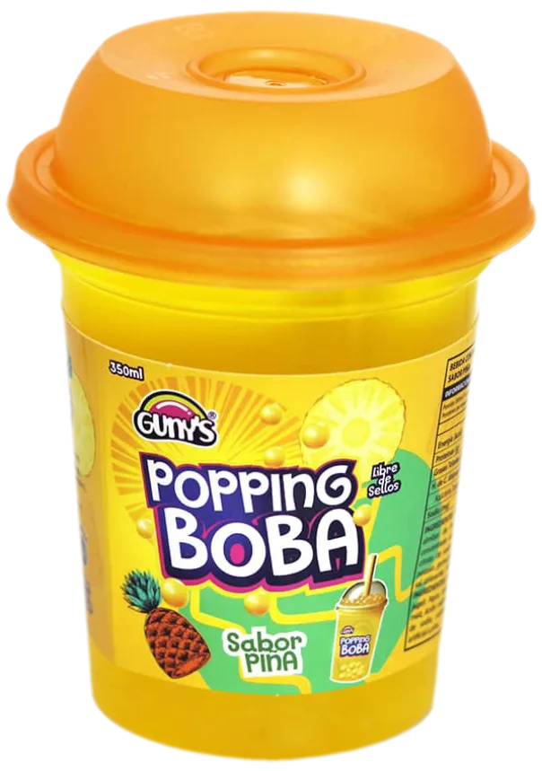 Jugo Boba Piña 350ml Gunys
