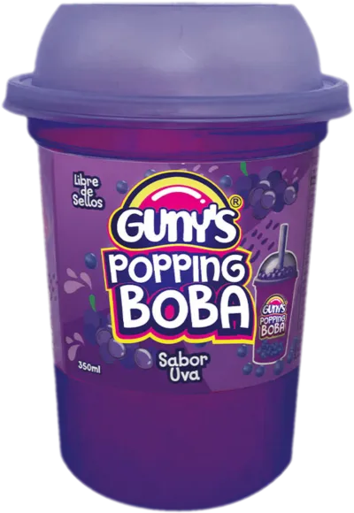Jugo Boba Uva 350ml Gunys