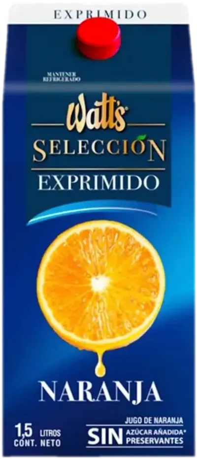Jugo Selección Naranja Recién Exprimido 1.5L Watts