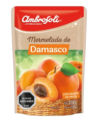 Mermelada de Damasco 200g Ambrosoli