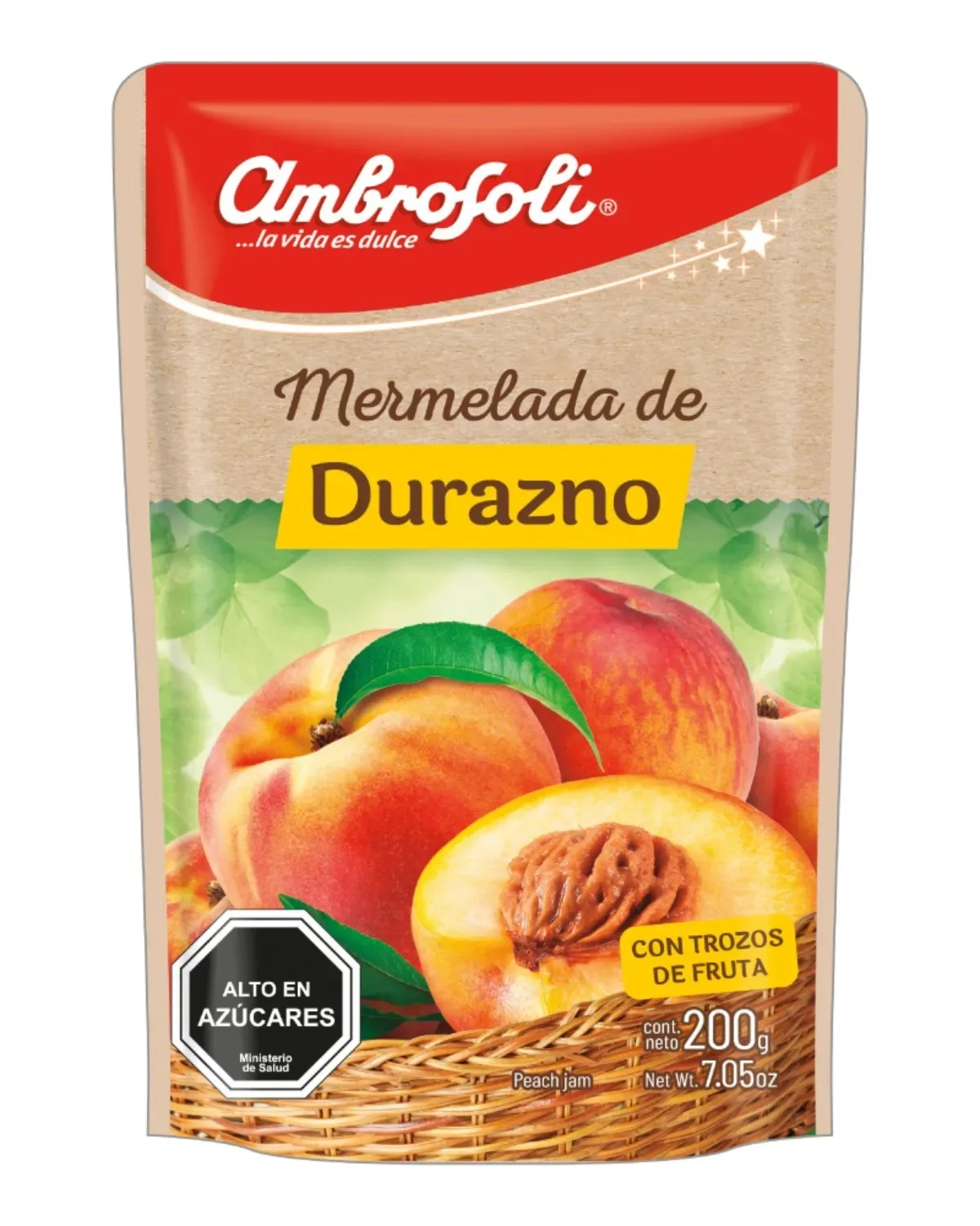 Mermelada de Durazno 200g Ambrosoli