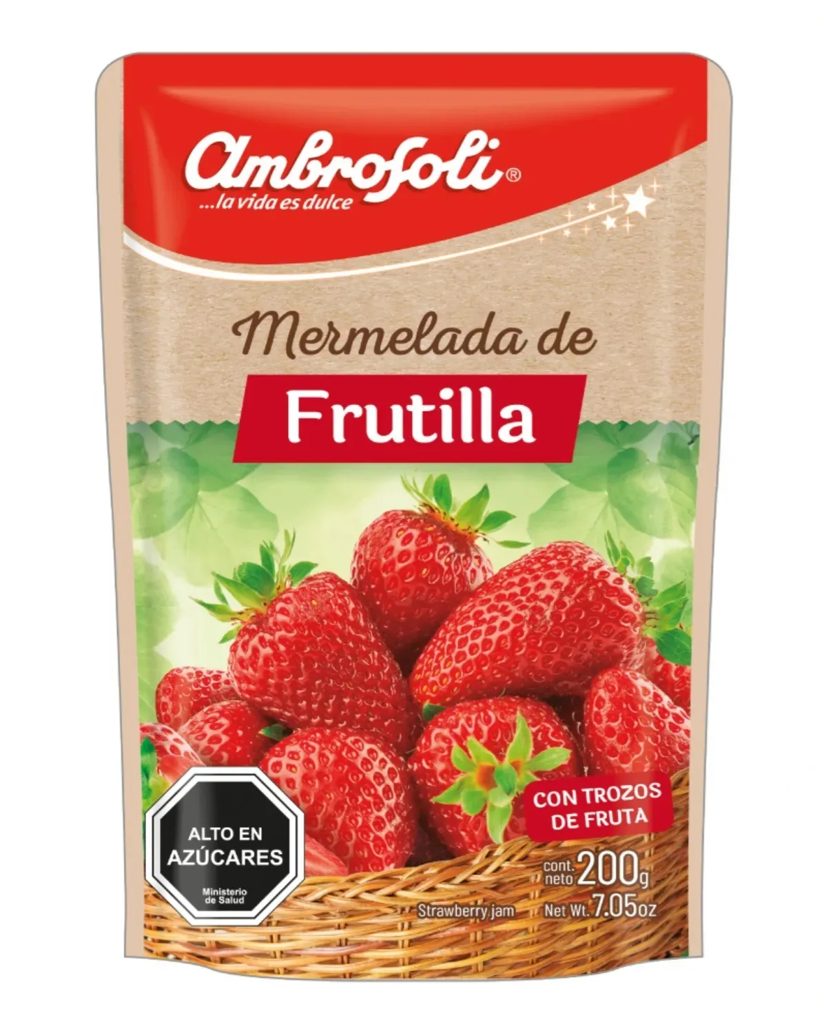Mermelada de Frutilla 200g Ambrosoli