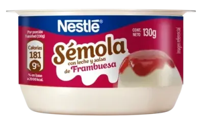 Sémola con Leche de Frambuesa 130g Nestlé