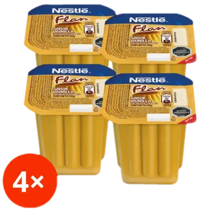 Flan Vainilla 110g Nestlé Pack 4 unidades