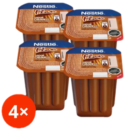 Flan Caramelo 110g Nestlé Pack 4 unidades