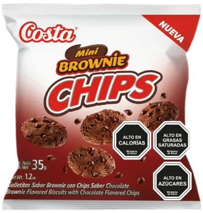 Galletas Mini Chips Brownie 35g Costa