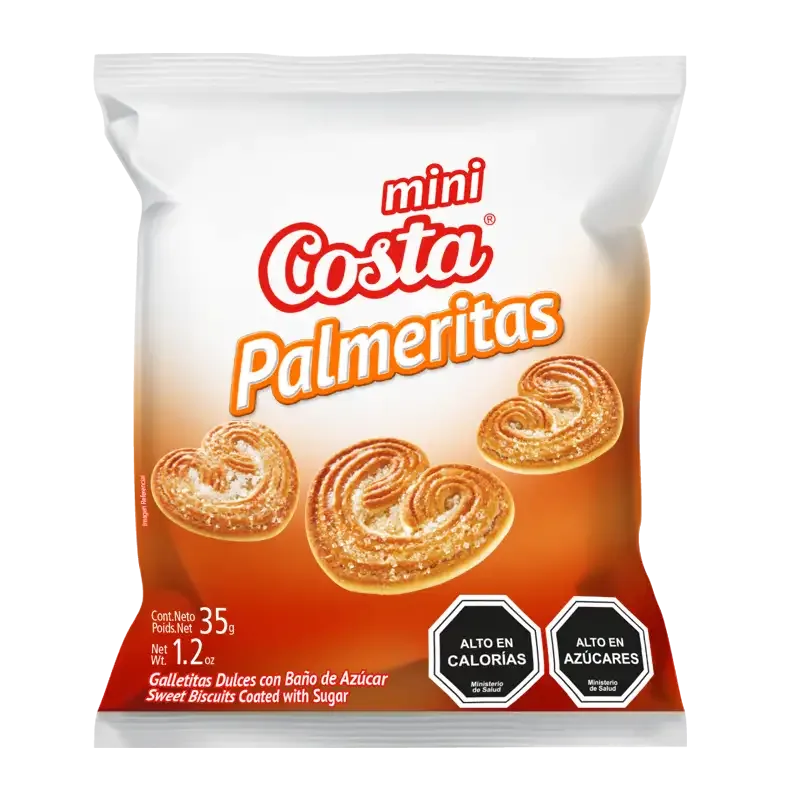 Galletas Mini Palmeritas 35g Costa
