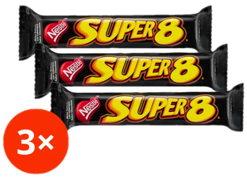 Super 8 29g Nestlé Pack 3 unidades