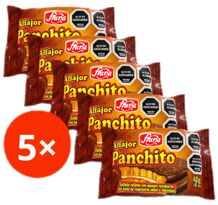 Panchito 40g Fruna Pack 5 unidades