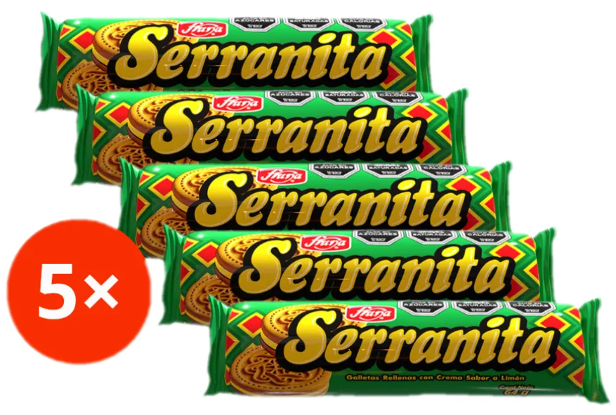 Serranita 64g Fruna Pack 5 unidades